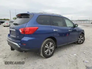 2019 Nissan Pathfinder S z VIN 5N1DR2MM8KC652376, wystawiony jako Copart lot #51892774 z przebiegiem 75 359 mil mil oraz Szkoda całkowita • Salvage title. Historia ofert i sprzedaży dostępna na DreamBid. Obrazek 3.