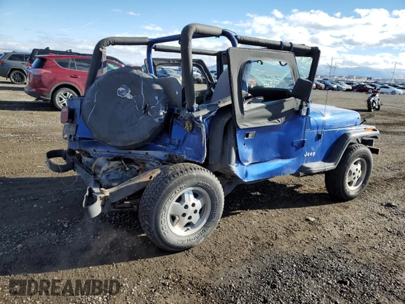 1995 Jeep Wrangler S with VIN 1J4FY19P8SP242032, listed as a Copart auction lot 79724804 with 142,588 mi miles and Clean Title. Bid and sale history available at carsss.com. Image 3.