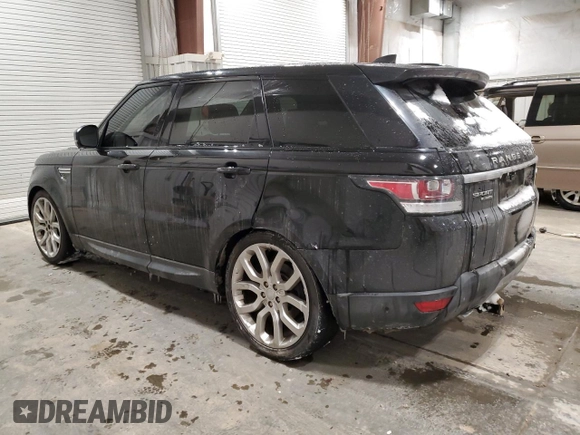 2017 Land Rover Range Rover Sport HSE with VIN SALWR2FK6HA168955, listed as a Copart auction lot 45399925 with 88,565 mi miles and Non Repairable. Bid and sale history available at carsss.com. Image 2.