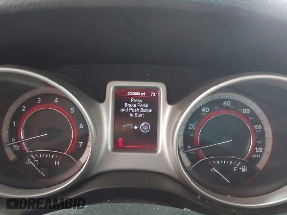 2013 Dodge Journey SE with VIN 3C4PDCAB7DT680122, listed as a IAAI auction lot 42332162 with 224,506 mi miles and . Bid and sale history available at DreamBid. Image 7.