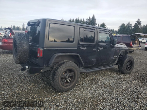 2018 Jeep Wrangler JK Unlimited Sport S with VIN 1C4BJWDG4JL854814, listed as a Copart auction lot 85487214 with 78,577 mi miles and Salvage Title. Bid and sale history available at carsss.com. Image 3.