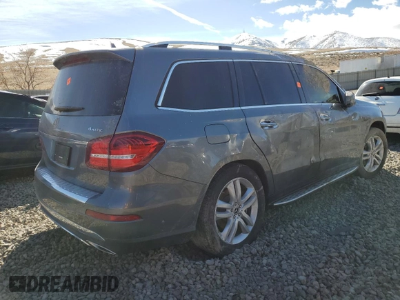 2017 Mercedes-Benz GLS 450 with VIN 4JGDF6EE3HA943086, listed as a Copart auction lot 46315454 with 74,760 mi miles and . Bid and sale history available at DreamBid. Image 3.
