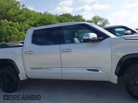 2022 Toyota Tundra 1794 Edition with VIN 5TFMA5DB0NX009609, listed as a IAAI auction lot 42063639 with 79,697 mi miles and . Bid and sale history available at DreamBid. Image 13.