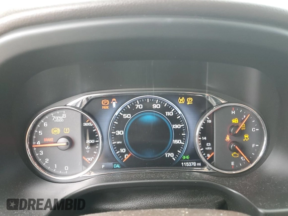 2018 GMC Acadia Denali with VIN 1GKKNPLS8JZ173217, listed as a Copart auction lot 59112845 with 115,378 mi miles and Salvage title. Bid and sale history available at DreamBid. Image 9.