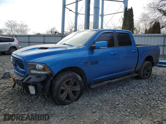 2018 Ram 1500 Sport z VIN 1C6RR7MT5JS192572, wystawiony jako Copart lot #52453335 z przebiegiem 105 843 mil mil oraz Szkoda całkowita • Salvage title. Historia ofert i sprzedaży dostępna na DreamBid. Obrazek 1.