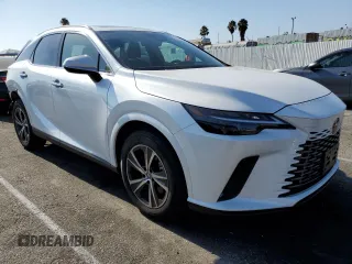 2023 Lexus RX with VIN 2T2BAMBA7PC018350, listed as a Copart auction lot 66975514 with 12,309 mi miles and Salvage Title. Bid and sale history available at carsss.com. Image 4.