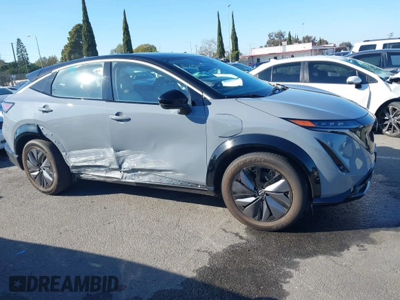 2024 Nissan ARIYA Evolve+ z VIN JN1BF0BA0RM435574, wystawiony jako IAAI lot #41657272 z przebiegiem 2 636 mil mil oraz . Historia ofert i sprzedaży dostępna na DreamBid. Obrazek 13.