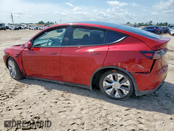 2024 Tesla Model Y Long Range with VIN 7SAYGDEE5RA235910, listed as a Copart auction lot 60988605 with 23,882 mi miles and Salvage title. Bid and sale history available at DreamBid. Image 2.