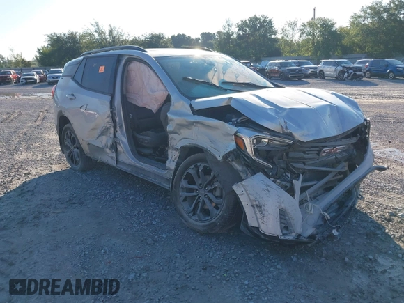 2021 GMC Terrain SLT z VIN 3GKALVEV4ML326829, wystawiony jako IAAI lot #38771065 z przebiegiem Nie podano mil oraz . Historia ofert i sprzedaży dostępna na DreamBid. Obrazek 1.