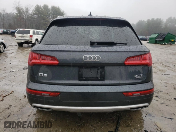 2018 Audi Q5 Premium Plus with VIN WA1BNAFY2J2222004, listed as a Copart auction lot 73378582 with 31,553 mi miles. Bid and sale history available at carsss.com. Image 6.