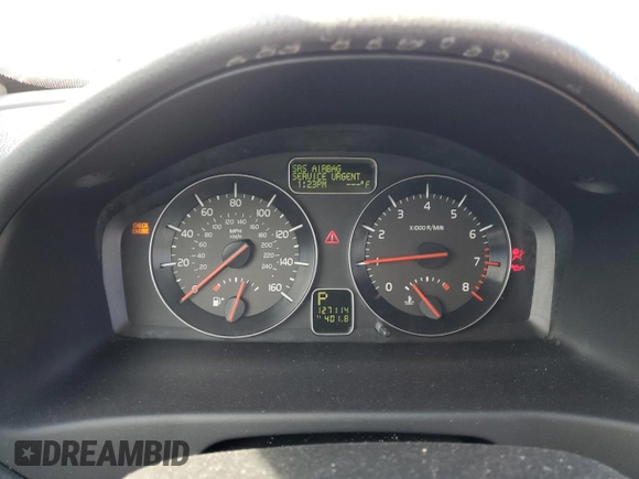 2010 Volvo C70 with VIN YV1672MC7AJ092364, listed as a Copart auction lot 46311325 with 127,114 mi miles and Salvage Title. Bid and sale history available at carsss.com. Image 9.