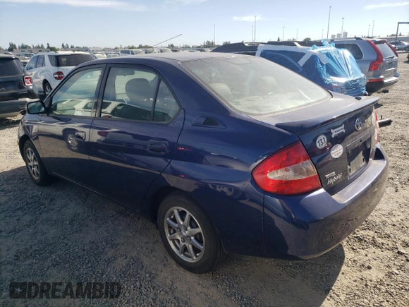 2002 Toyota Prius with VIN JT2BK12U320049746, listed as a Copart auction lot 56482984 with 186,642 mi miles and Salvage Title. Bid and sale history available at carsss.com. Image 2.