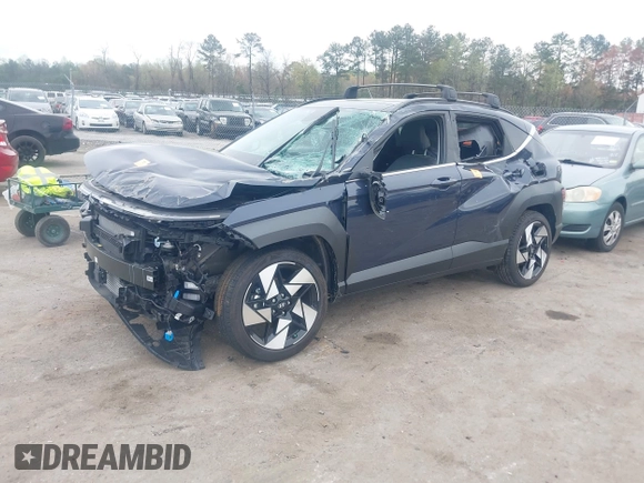 2024 Hyundai Kona Limited with VIN KM8HECA32RU172367, listed as a IAAI auction lot 41951008 with 7,306 mi miles and . Bid and sale history available at carsss.com. Image 16.