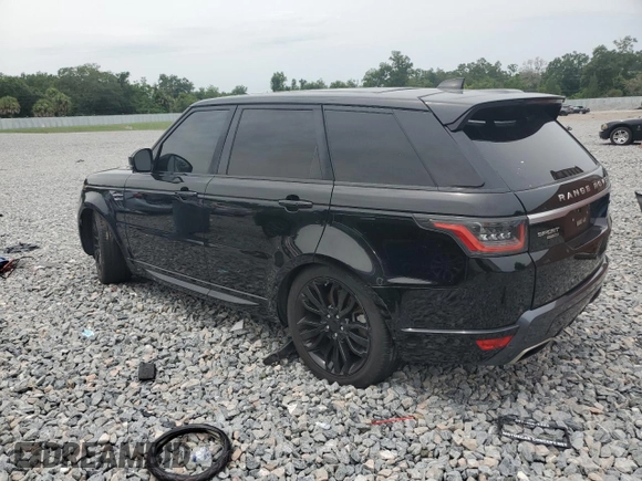 2019 Land Rover Range Rover Sport HSE with VIN SALWR2RV1KA837582, listed as a Copart auction lot 59088515 with 100,783 mi miles and Non repairable. Bid and sale history available at DreamBid. Image 2.
