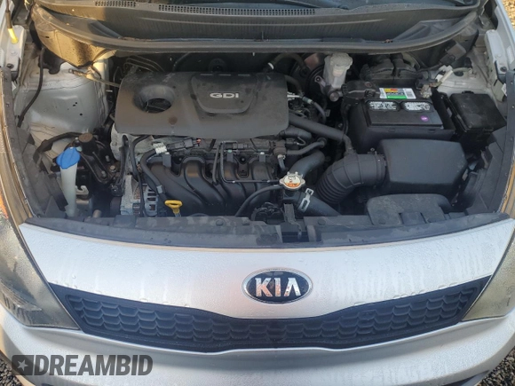 2016 Kia Rio LX with VIN KNADM5A35G6621492, listed as a Copart auction lot 74550634 with Not Provided miles and Non Repairable. Bid and sale history available at DreamBid. Image 11.