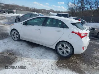 2014 Hyundai Elantra GT with VIN KMHD35LH2EU196462, listed as a IAAI auction lot 41374671 with 132,342 mi miles. Bid and sale history available at carsss.com. Image 3.