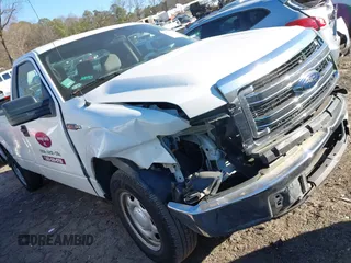 2013 Ford F-150 XL with VIN 1FTNF1CFXDKE78575, listed as a IAAI auction lot 41293852 with 201,332 mi miles. Bid and sale history available at carsss.com. Image 1.