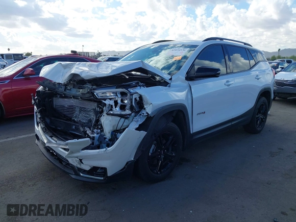 2022 GMC Terrain AT4 with VIN 3GKALYEV1NL163513, listed as a IAAI auction lot 42034936 with 57,935 mi miles and . Bid and sale history available at DreamBid. Image 2.