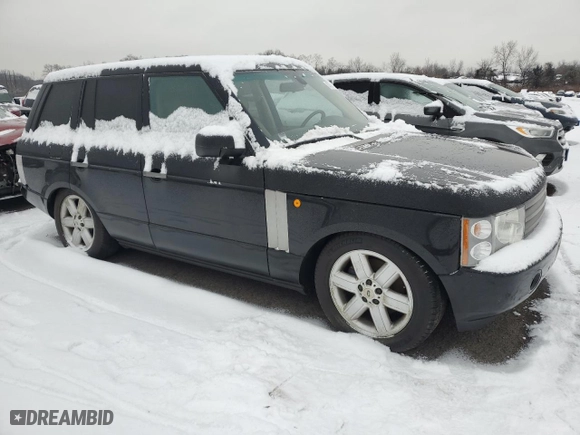 2005 Land Rover Range Rover HSE with VIN SALME11435A187612, listed as a Copart auction lot 83746314 with 0 mi miles and Clean Title. Bid and sale history available at carsss.com. Image 4.
