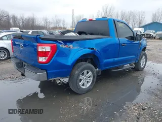 2021 Ford F-150 XL with VIN 1FTMF1EB3MKF07453, listed as a IAAI auction lot 42050992 with 26,398 mi miles and . Bid and sale history available at DreamBid. Image 4.