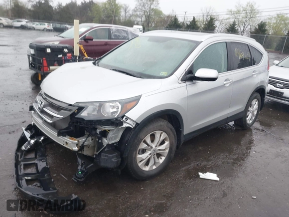 2012 Honda CR-V EX-L with VIN 2HKRM3H71CH508077, listed as a IAAI auction lot 41969207 with 75,768 mi miles. Bid and sale history available at carsss.com. Image 2.