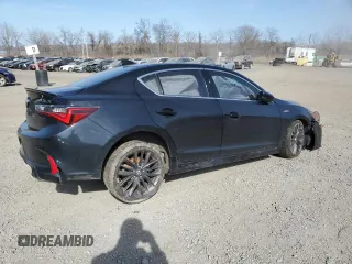 2021 Acura ILX w/Premium/A-SPEC Package with VIN 19UDE2F88MA000244, listed as a Copart auction lot 49263655 with 0 mi miles and Salvage Title. Bid and sale history available at carsss.com. Image 3.