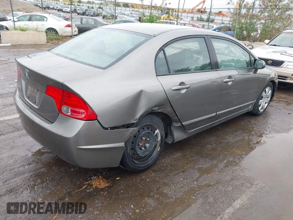 2008 Honda Civic LX z VIN 2HGFA16578H307187, wystawiony jako IAAI lot #42394956 z przebiegiem 56 834 mil mil oraz . Historia ofert i sprzedaży dostępna na DreamBid. Obrazek 4.