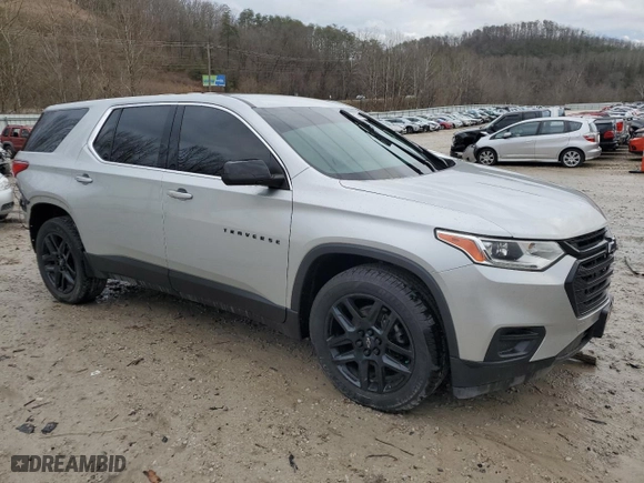 2021 Chevrolet Traverse LS with VIN 1GNEVFKW9MJ259024, listed as a Copart auction lot 86988534 with 116,679 mi miles and Salvage Title. Bid and sale history available at carsss.com. Image 4.