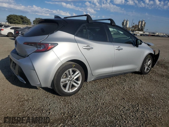 2022 Toyota Corolla Hatchback SE with VIN JTND4MBE9N3170316, listed as a Copart auction lot 68669394 with 149,200 mi miles and Salvage Title. Bid and sale history available at carsss.com. Image 3.