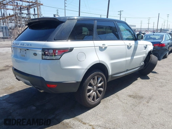 2017 Land Rover Range Rover Sport HSE with VIN SALWR2FV8HA677553, listed as a IAAI auction lot 42248695 with 68,608 mi miles and . Bid and sale history available at DreamBid. Image 4.