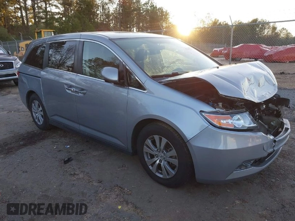2017 Honda Odyssey SE with VIN 5FNRL5H38HB020908, listed as a IAAI auction lot 41239727 with 112,316 mi miles and . Bid and sale history available at carsss.com. Image 1.