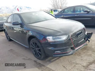 2016 Audi A4 Premium Plus with VIN WAUFFAFLXGN010321, listed as a IAAI auction lot 41510019 with 98,537 mi miles. Bid and sale history available at carsss.com. Image 1.