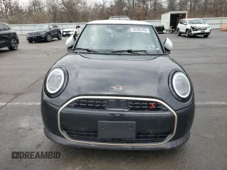 2025 MINI Hardtop Cooper S with VIN WMW23GD0XS2W26775, listed as a Copart auction lot 52383765 with 36 mi miles and Salvage Title. Bid and sale history available at DreamBid. Image 5.