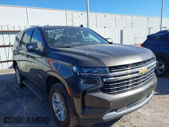 2021 Chevrolet Tahoe LT with VIN 1GNSCNKD9MR266140, listed as a IAAI auction lot 40631424 with 70,637 mi miles and . Bid and sale history available at DreamBid. Image 1.