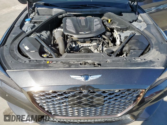 2018 Genesis G80 Sport with VIN KMHGN4JB5JU219162, listed as a Copart auction lot 46816185 with 58,056 mi miles and Salvage Title. Bid and sale history available at DreamBid. Image 11.
