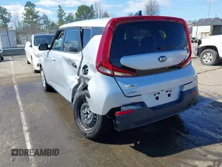 2020 Kia Soul S with VIN KNDJ23AU2L7004287, listed as a IAAI auction lot 41812245 with 125,712 mi miles. Bid and sale history available at carsss.com. Image 6.