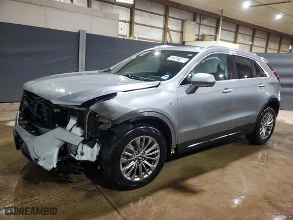 2024 Cadillac XT4 FWD Premium Luxury with VIN 1GYFZCR48RF141684, listed as a Copart auction lot 47552185 with 26,958 mi miles and Clean Title. Bid and sale history available at carsss.com. Image 1.