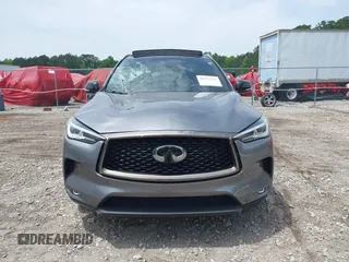 2021 Infiniti QX50 Luxe with VIN 3PCAJ5BA5MF111820, listed as a IAAI auction lot 42253133 with 46,206 mi miles and . Bid and sale history available at DreamBid. Image 12.