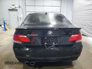 2007 BMW 7 Series 750i with VIN WBAHL83527DT89112, listed as a Copart auction lot 52806635 with 174,758 mi miles and Salvage title. Bid and sale history available at DreamBid. Image 6.