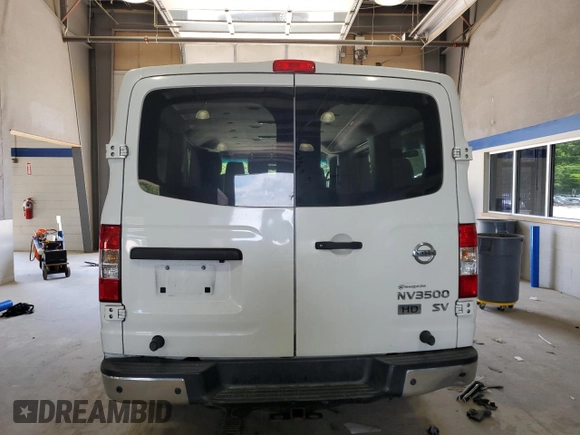 2016 Nissan NV S with VIN 5BZBF0AA5GN851741, listed as a Copart auction lot 61637615 with 212,887 mi miles and Salvage title. Bid and sale history available at DreamBid. Image 6.