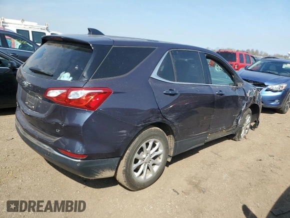 2018 Chevrolet Equinox LT with VIN 3GNAXJEV5JS618488, listed as a Copart auction lot 54208665 with 77,243 mi miles and Salvage title. Bid and sale history available at DreamBid. Image 3.