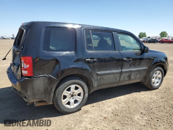 2011 Honda Pilot LX with VIN 5FNYF4H20BB502574, listed as a Copart auction lot 59156775 with 269,212 mi miles and Salvage title. Bid and sale history available at DreamBid. Image 3.