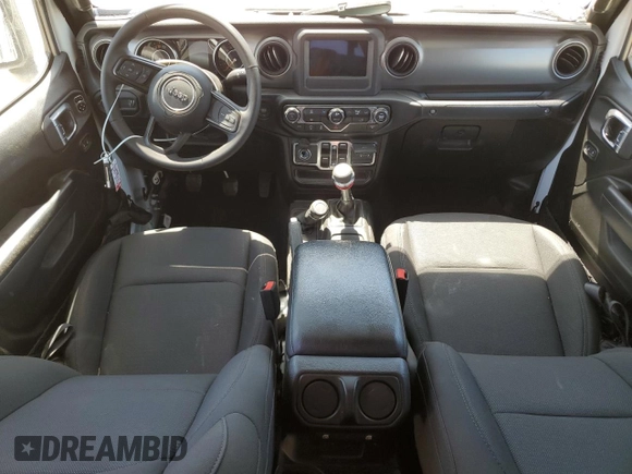 2023 Jeep Gladiator Freedom with VIN 1C6HJTAG1PL585720, listed as a Copart auction lot 47386855 with 14,525 mi miles and Salvage title. Bid and sale history available at DreamBid. Image 8.