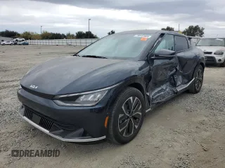 2022 Kia EV6 Wind with VIN KNDC3DLC9N5054909, listed as a Copart auction lot 76532984 with 9,180 mi miles and Salvage Title. Bid and sale history available at carsss.com. Image 1.