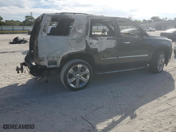 2017 Cadillac Escalade Luxury with VIN 1GYS4BKJ6HR374189, listed as a Copart auction lot 89162875 with 0 mi miles and Non Repairable. Bid and sale history available at carsss.com. Image 3.