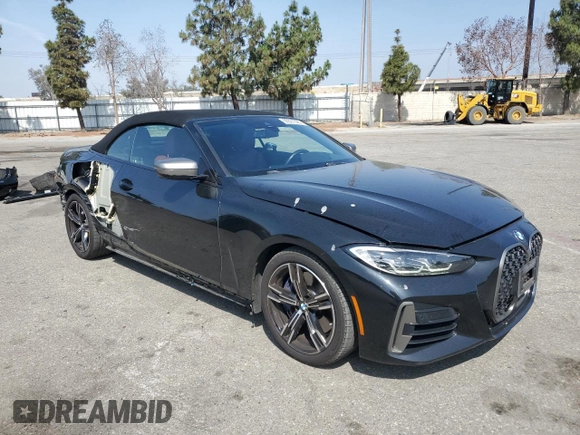 2023 BMW 4 Series M440i z VIN WBA53AT07PCL58393, wystawiony jako Copart lot #60527305 z przebiegiem 32 546 mil mil oraz Szkoda całkowita • Salvage title. Historia ofert i sprzedaży dostępna na DreamBid. Obrazek 4.
