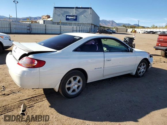2003 Toyota Solara SE with VIN 2T1CF28P23C609769, listed as a Copart auction lot 77419344 with 96,341 mi miles and Salvage Title. Bid and sale history available at carsss.com. Image 3.