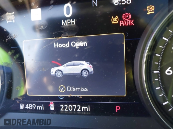 2023 Cadillac XT5 AWD Premium Luxury with VIN 1GYKNDRSXPZ150235, listed as a IAAI auction lot 40412645 with 22,072 mi miles and . Bid and sale history available at DreamBid. Image 15.