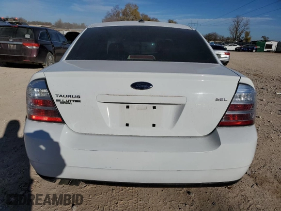2008 Ford Taurus SEL with VIN 1FAHP24W88G138256, listed as a Copart auction lot 83677454 with 105,087 mi miles and Salvage Title. Bid and sale history available at carsss.com. Image 6.