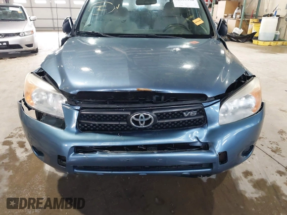 2007 Toyota RAV4 with VIN JTMZK33V575012894, listed as a IAAI auction lot 42001156 with 0 mi miles. Bid and sale history available at carsss.com. Image 6.